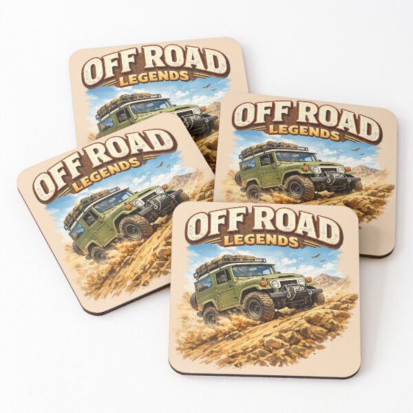 Item preview, Off Road Legends Vintage 4x4 Adventure designed and sold by Retro Arabica.