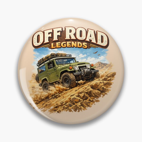 Item preview, Off Road Legends Vintage 4x4 Adventure designed and sold by Retro Arabica.