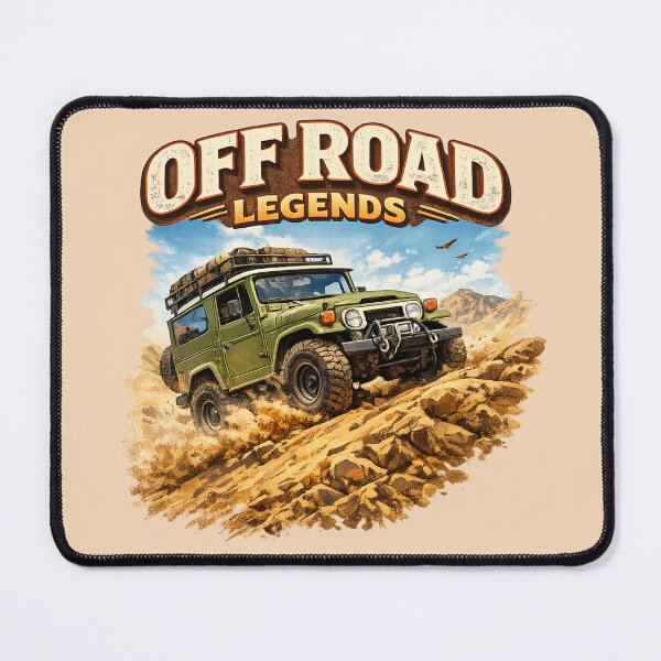 Item preview, Off Road Legends Vintage 4x4 Adventure designed and sold by Retro Arabica.