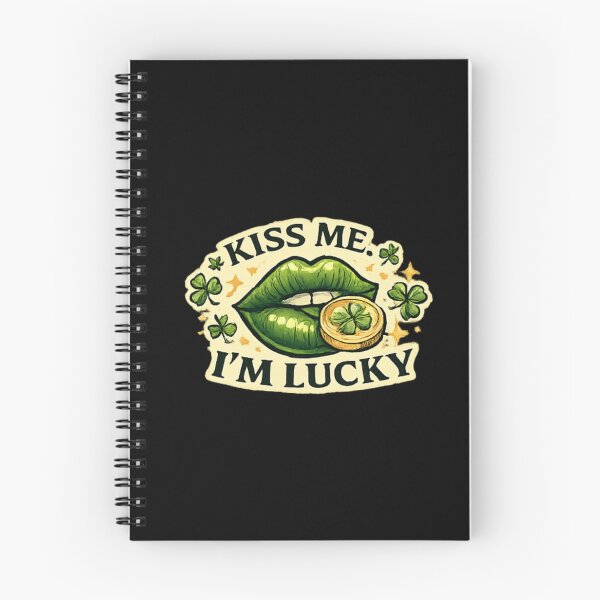 Item preview, Kiss Me I'm Lucky – Funny St. Patrick’s Day Shamrock Lips designed and sold by Aura.Creative.