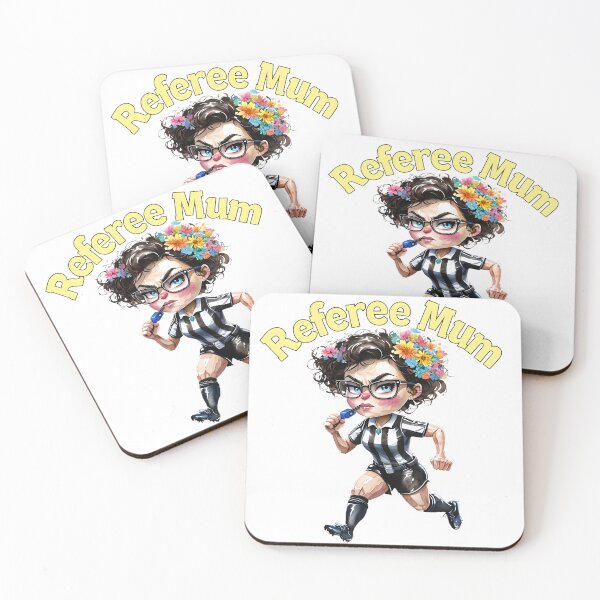 Item preview, Referee Mum - Official Game Day Whistle Blower - Sports Art designed and sold by ArtisticDesignsbyLinda.