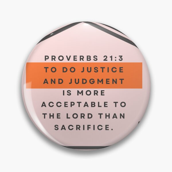 Item preview, Proverbs 21:3 designed and sold by Undonemadenew.