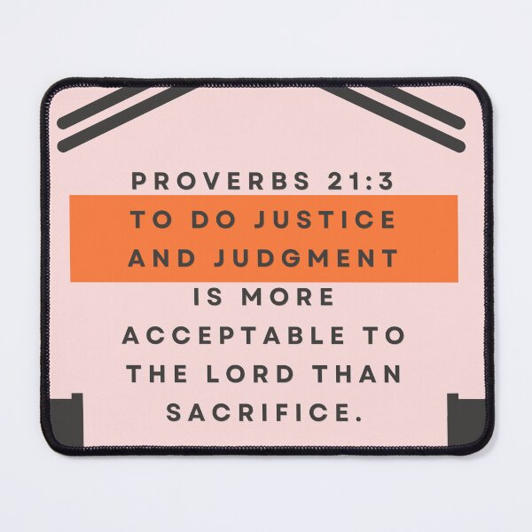 Item preview, Proverbs 21:3 designed and sold by Undonemadenew.
