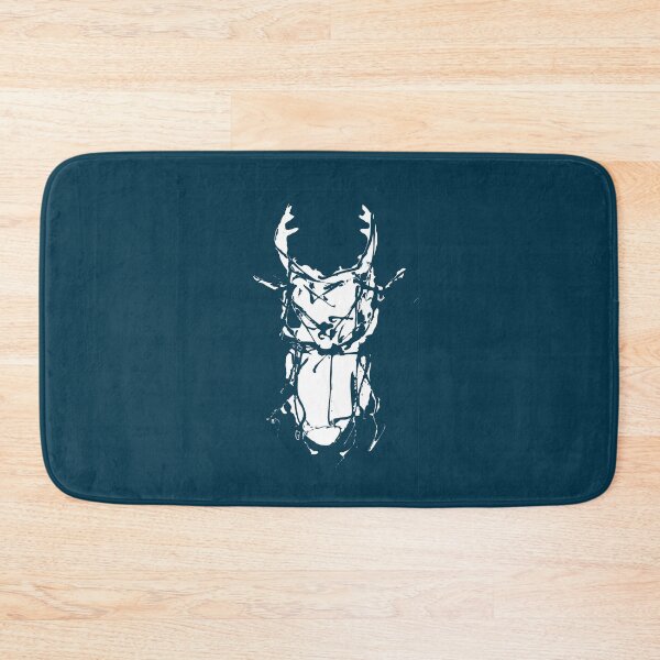 Item preview, Bicho III Minimalist Bug Abstract Drawing Midnight Blue designed and sold by SWSandraWechner.