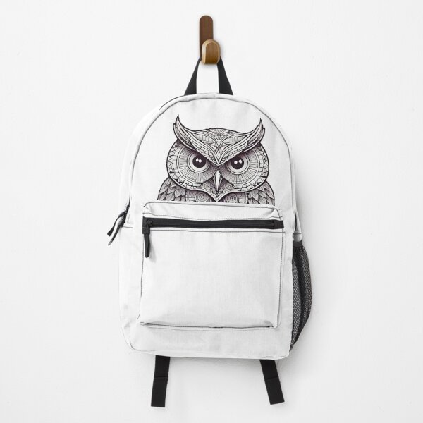 Item preview, Ornamental Owl Line Art - 4 designed and sold by RELAX STATION.