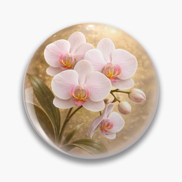 Item preview, Exotic Orchid Blossom – Elegant Botanical Portrait designed and sold by TheJoyfulPen.