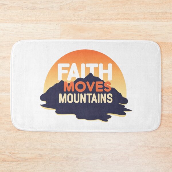 Item preview, Faith Moves Mountains designed and sold by Dreprogress.
