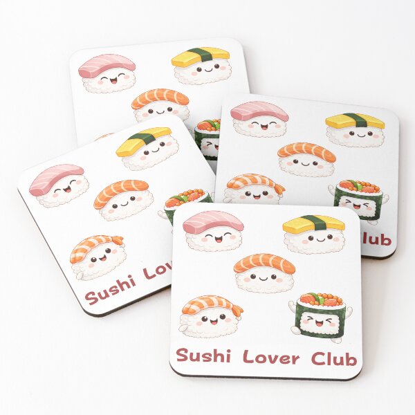 Item preview, Kawaii Sushi Lover – Cute Japanese Food Cartoon designed and sold by JAPAN SOUL Studio.
