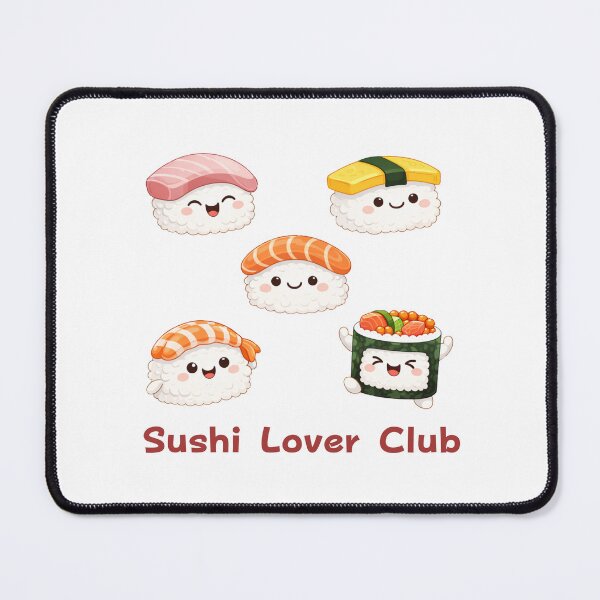 Item preview, Kawaii Sushi Lover – Cute Japanese Food Cartoon designed and sold by JAPAN SOUL Studio.
