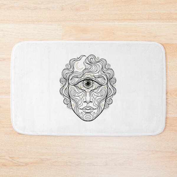Item preview, Mystic Face Eye Sacred Geometry Emblem designed and sold by AD-NOVA!!!.
