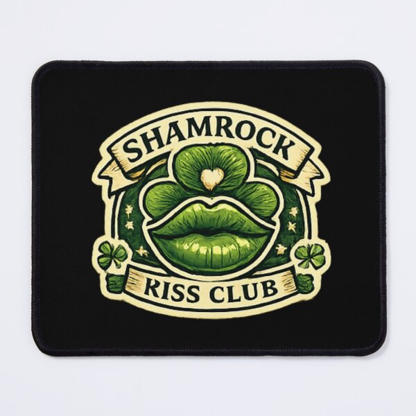 Item preview, Shamrock Kiss Club – Funny St. Patrick’s Day Lucky Lips designed and sold by Aura.Creative.
