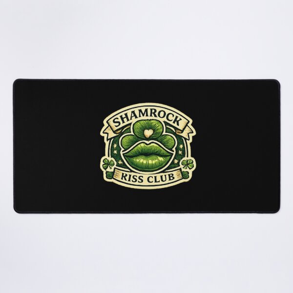 Item preview, Shamrock Kiss Club – Funny St. Patrick’s Day Lucky Lips designed and sold by Aura.Creative.