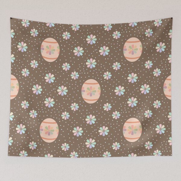 Item preview, Floral Easter egg pattern designed and sold by Ana Gorozpe.