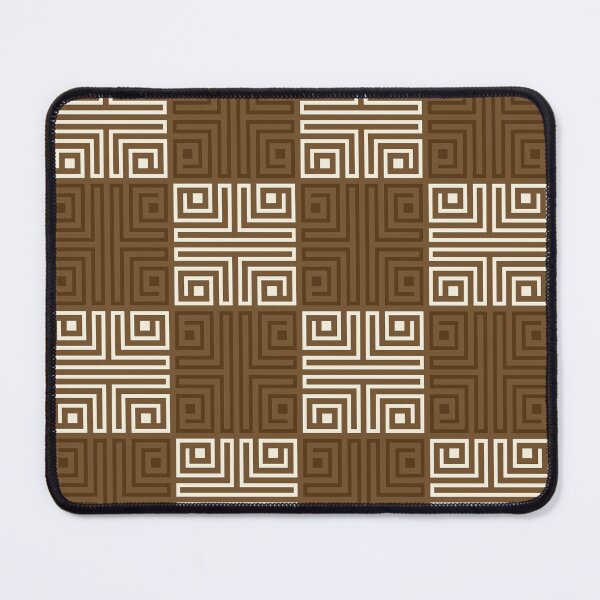 Item preview, Brown Savannah Neo Tribal Tesselation - Ethnic Aztec Tribal - Birthday Gifts For Boyfriend designed and sold by RoyalStarsPatts.