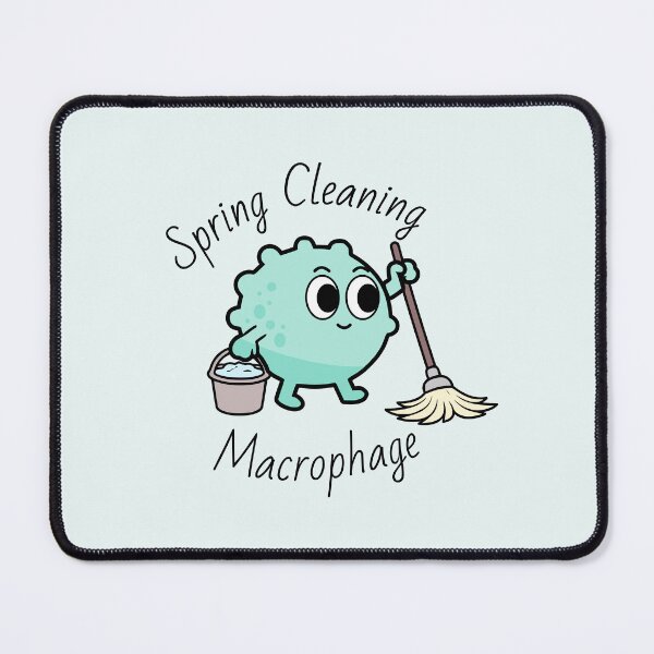 Item preview, Cute Macrophage - Spring Cleaning designed and sold by MicroMarket.