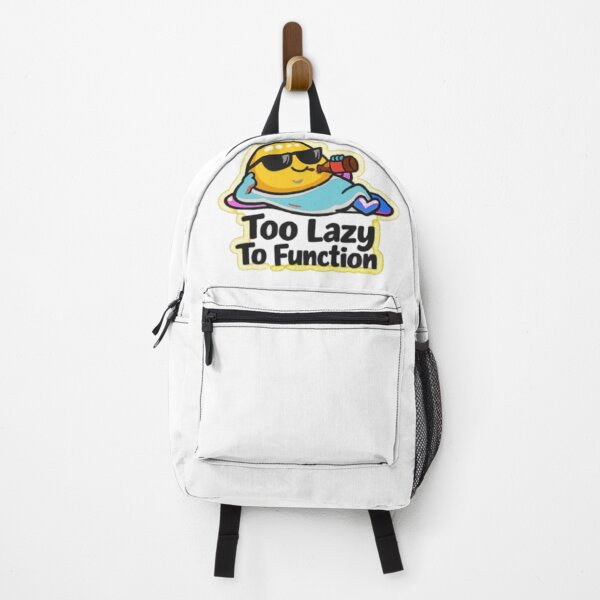 Item preview, Too Lazy To Function Funny Lazy Cartoon sticker. designed and sold by inkoravisualart.
