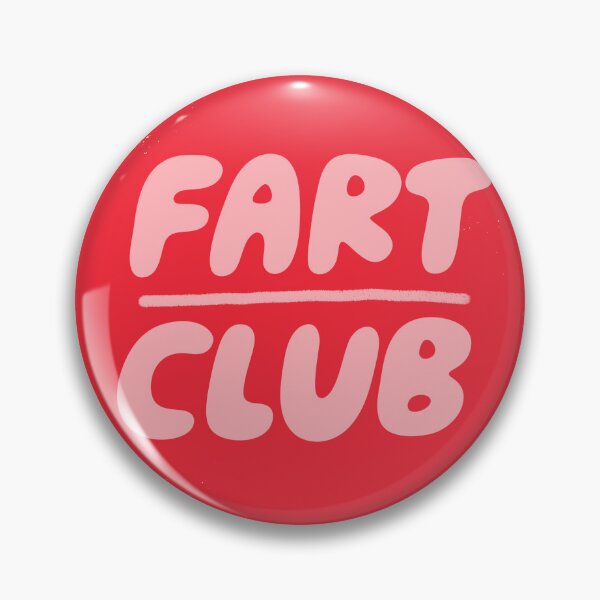 Item preview, Fart Club Badge (Red) designed and sold by yellowflowerhut.