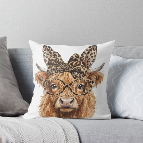Item preview, Funny Highland Face Glasses Bandana Leopard Cow Happy Easter Gift for Women Girl designed and sold by PopWear Studio.