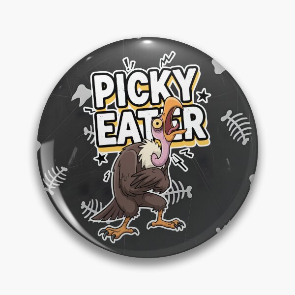 Item preview, Picky Eater Vulture Funny Sarcastic Bird Cartoon designed and sold by Taridesign.