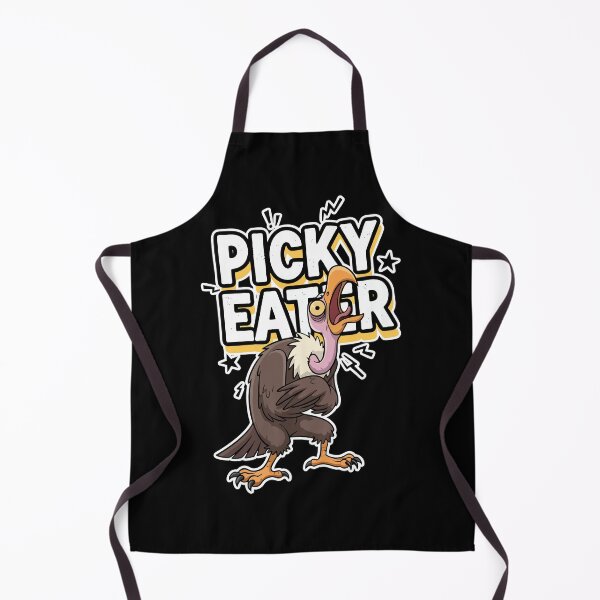 Item preview, Picky Eater Vulture Funny Sarcastic Bird Cartoon designed and sold by Taridesign.
