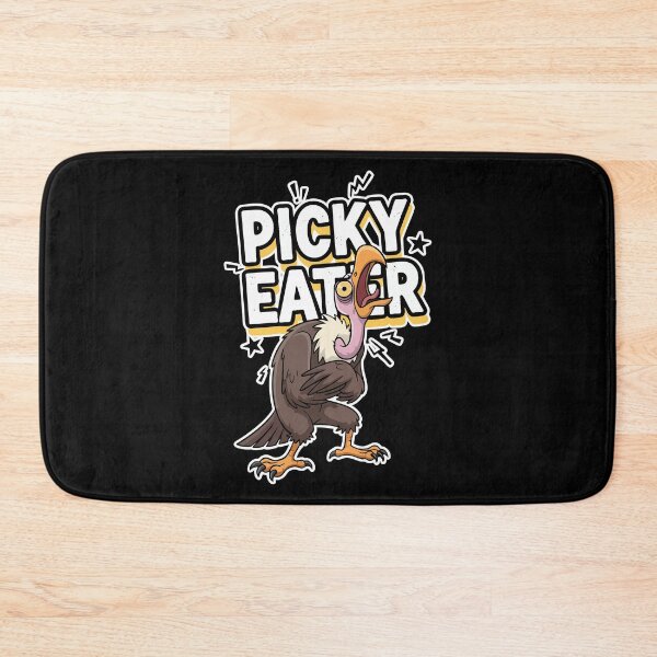 Item preview, Picky Eater Vulture Funny Sarcastic Bird Cartoon designed and sold by Taridesign.