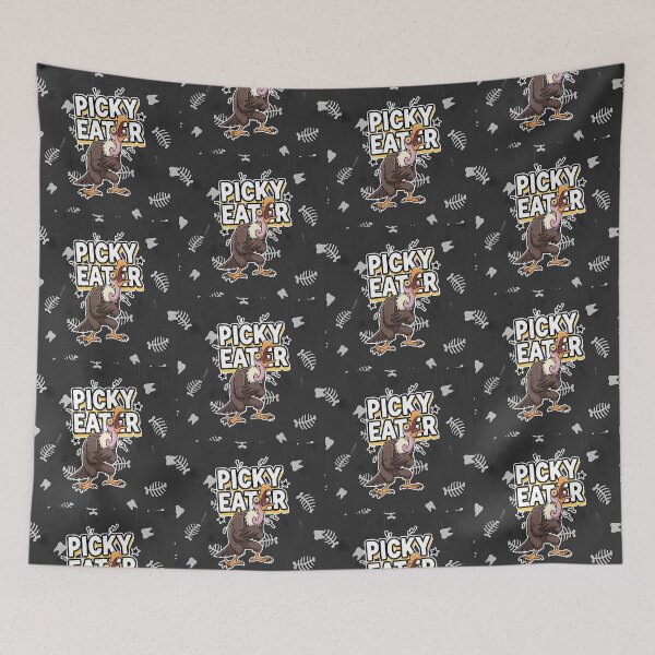 Item preview, Picky Eater Vulture Funny Sarcastic Bird Cartoon designed and sold by Taridesign.