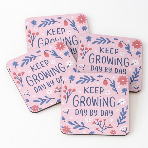 Item preview, Keep Growing Day by Day | Graduation Day Inspirational Quote designed and sold by flowerpower999.