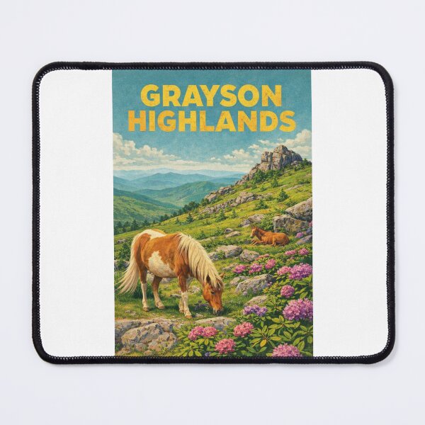 Item preview, Wild Ponies of Grayson Highlands in Appalachian Mountains designed and sold by Places On Earth.