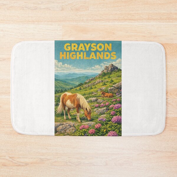 Item preview, Wild Ponies of Grayson Highlands in Appalachian Mountains designed and sold by Places On Earth.