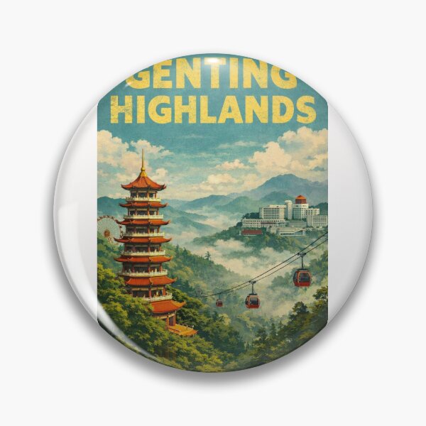 Item preview, Misty Morning in the Genting Highlands in Malaysia designed and sold by Places On Earth.