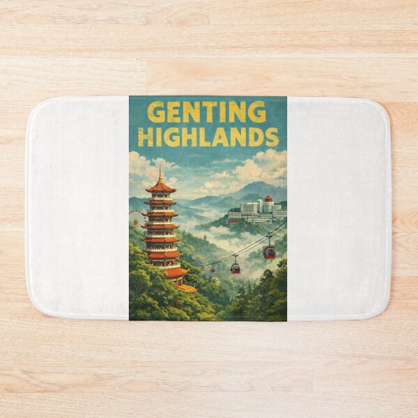 Item preview, Misty Morning in the Genting Highlands in Malaysia designed and sold by Places On Earth.