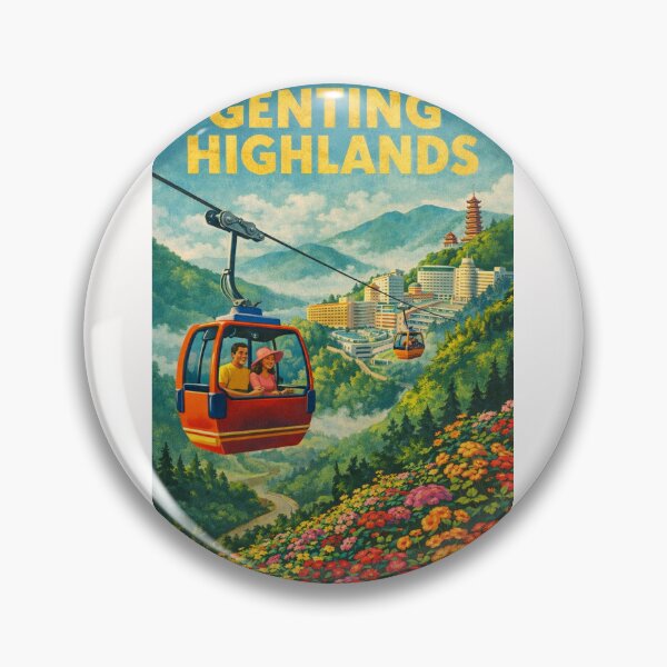 Item preview, Genting Highlands Cable Car Over Resorts World Genting, Pahang Malaysia designed and sold by Places On Earth.