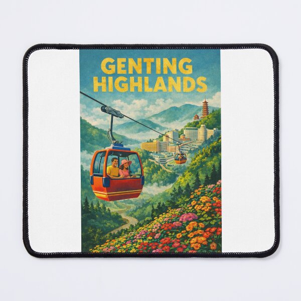 Item preview, Genting Highlands Cable Car Over Resorts World Genting, Pahang Malaysia designed and sold by Places On Earth.
