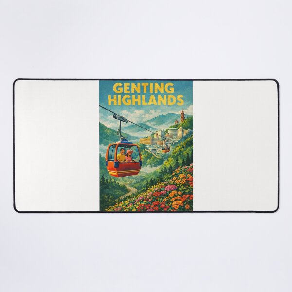 Item preview, Genting Highlands Cable Car Over Resorts World Genting, Pahang Malaysia designed and sold by Places On Earth.