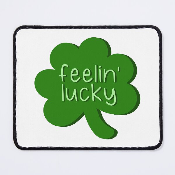 Item preview, Feelin’ Lucky Shamrock Hand Lettering | Cute Green St. Patrick’s Day designed and sold by Nesstitches.