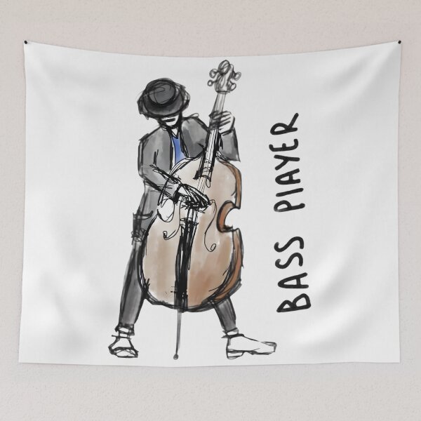 Item preview, The Midnight Bassist Sketch designed and sold by Hydlaaksmndriss.