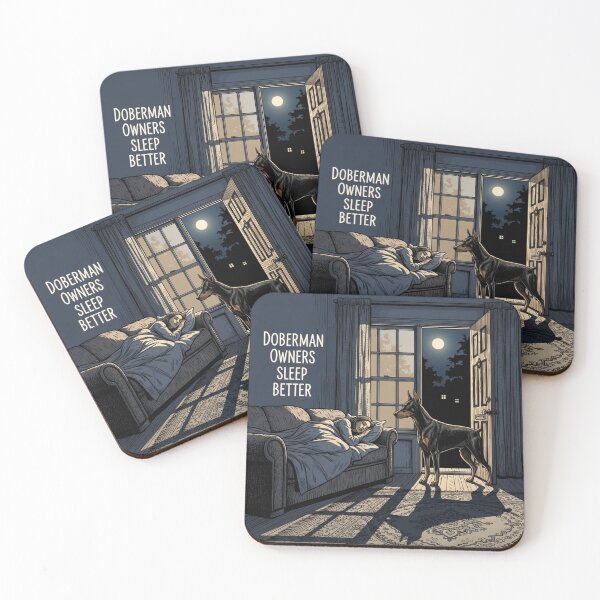 Item preview, Doberman Owners Sleep Better designed and sold by PetJoyPrintsCO.