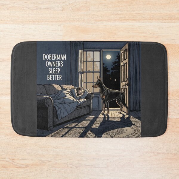 Item preview, Doberman Owners Sleep Better designed and sold by PetJoyPrintsCO.