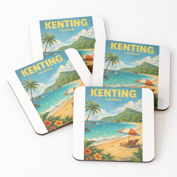 Item preview, Tropical Beach at Kenting National Park, Pingtung County Taiwan designed and sold by Places On Earth.