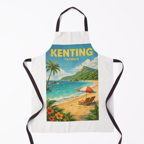 Item preview, Tropical Beach at Kenting National Park, Pingtung County Taiwan designed and sold by Places On Earth.