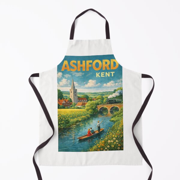 Item preview, Ashford Countryside and Great Stour Railway Bridge in Kent England designed and sold by Places On Earth.