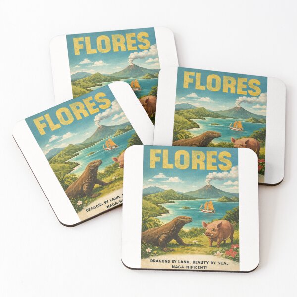 Item preview, Komodo Dragons and Padar Island in Flores, East Nusa Tenggara Indonesia designed and sold by Places On Earth.