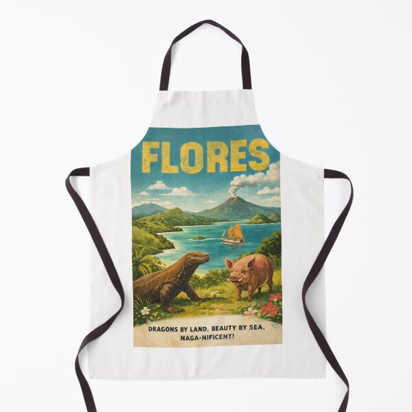 Item preview, Komodo Dragons and Padar Island in Flores, East Nusa Tenggara Indonesia designed and sold by Places On Earth.