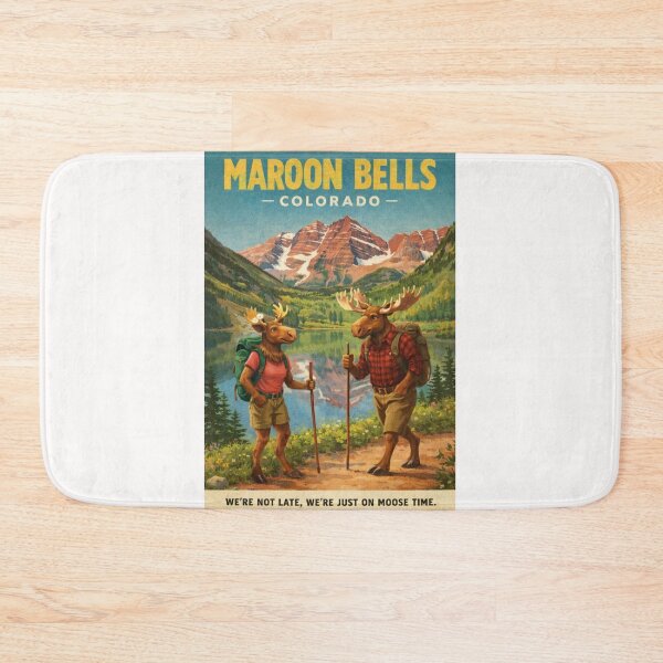 Item preview, Maroon Bells Peaks and Maroon Lake near Aspen Colorado designed and sold by Places On Earth.