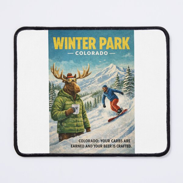 Item preview, Winter Park Ski Resort and Continental Divide in Winter Park Colorado designed and sold by Places On Earth.