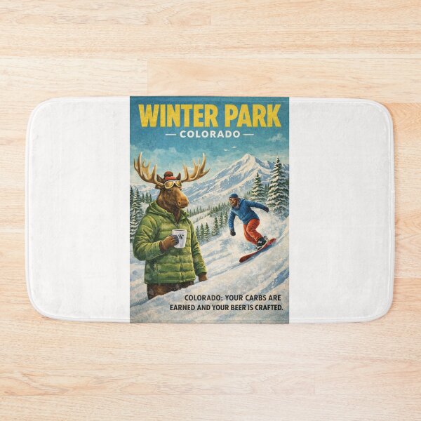 Item preview, Winter Park Ski Resort and Continental Divide in Winter Park Colorado designed and sold by Places On Earth.