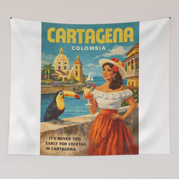 Item preview, Cartagena Historic Center and Caribbean Coast in Cartagena Colombia designed and sold by Places On Earth.