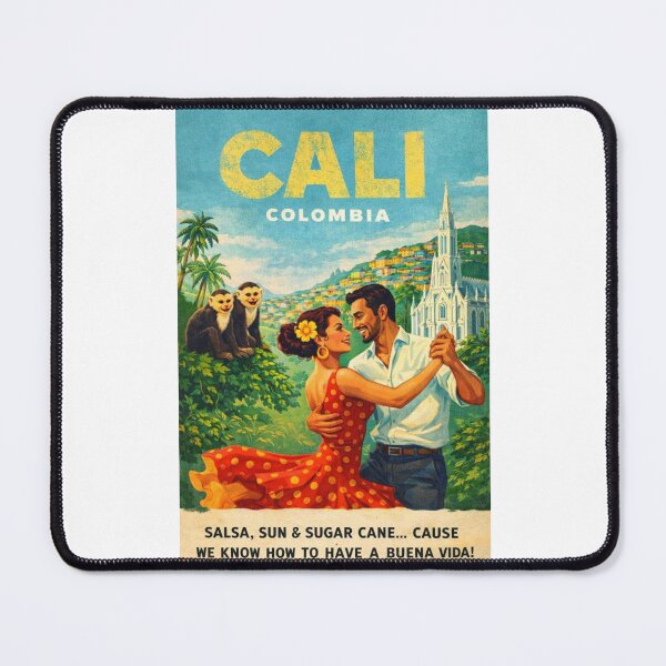 Item preview, Cali Colombia Salsa Culture and San Antonio Hill Panorama designed and sold by Places On Earth.