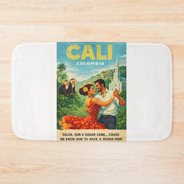 Item preview, Cali Colombia Salsa Culture and San Antonio Hill Panorama designed and sold by Places On Earth.