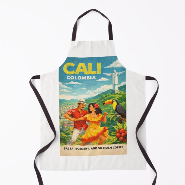 Item preview, Cali Colombia Cristo Rey Monument and Valle del Cauca Cityscape designed and sold by Places On Earth.